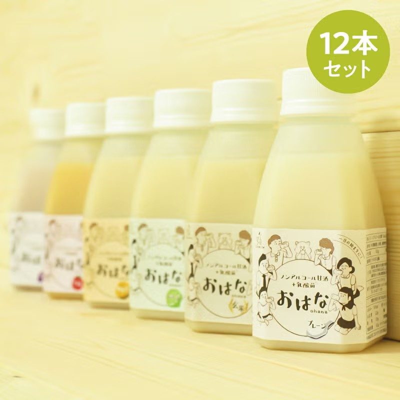 Ohana 无酒精甜酒 + 乳酸菌（葡萄、番茄、奇异果、糙米、柑橘、原味）